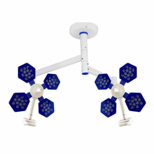 White OT Surgical Lamp with Two Domes and Axial Movement for Operation Theater Manufacturers, Suppliers, Exporters in Delhi